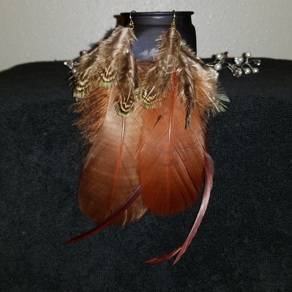 Native Feather Earrings 🛶